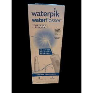 Waterpik Cordless Express Water Flosser WP-310 Modern White ADA Accepted Travel